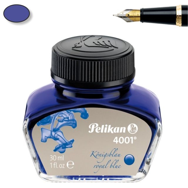 Comprar Tintero, tinta plumas Estilograficas Pelikan 30ml azul real