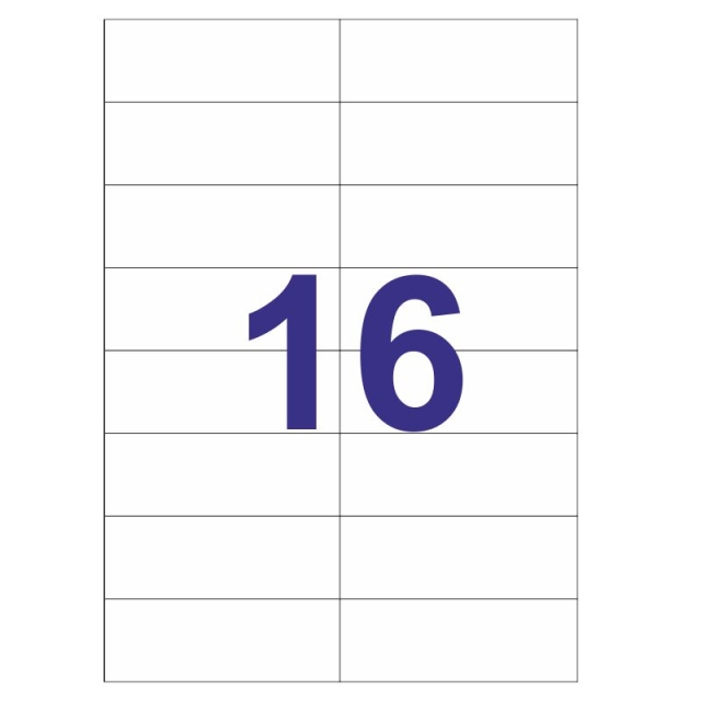 apli 01274, etiquetas impresora 105x37 mm, 16 por