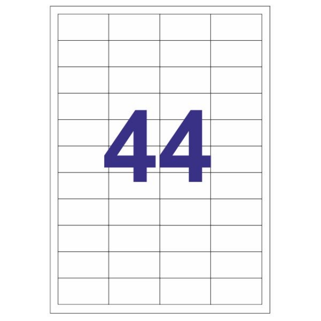 apli 03054, etiquetas removivles 48,5x25,4 caja 10