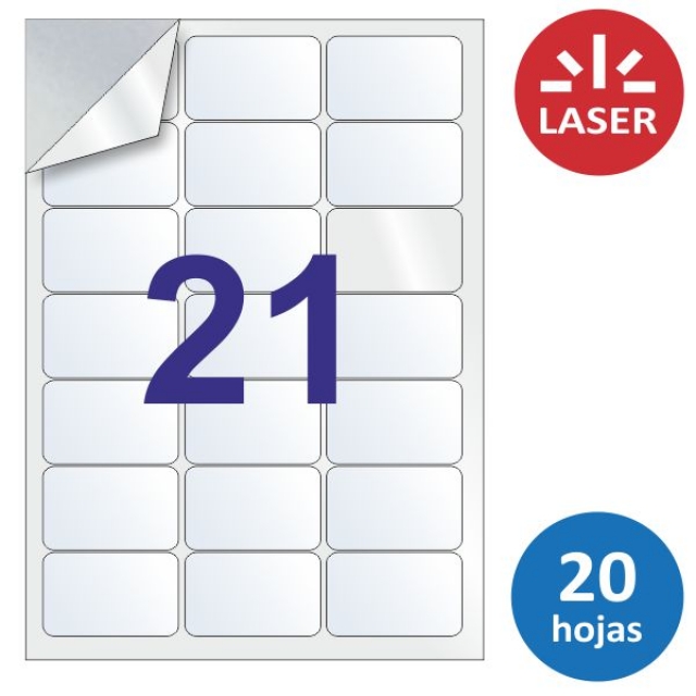 apli 10968 etiquetas transparentes laser frio agua