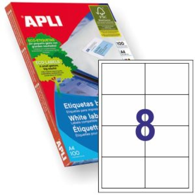 Comprar Etiquetas Impresora Apli 1291- 97x67.7 mm para envíos