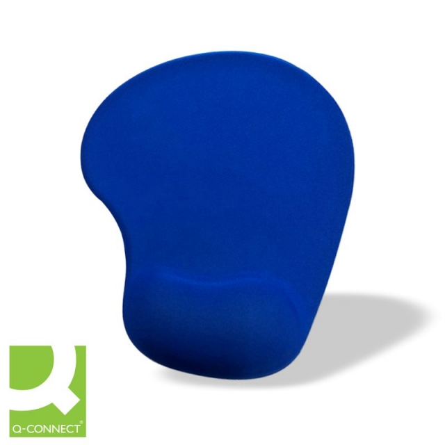 Comprar Alfombrilla reposamuñecas económica 19x23 cm Q-connect Azul