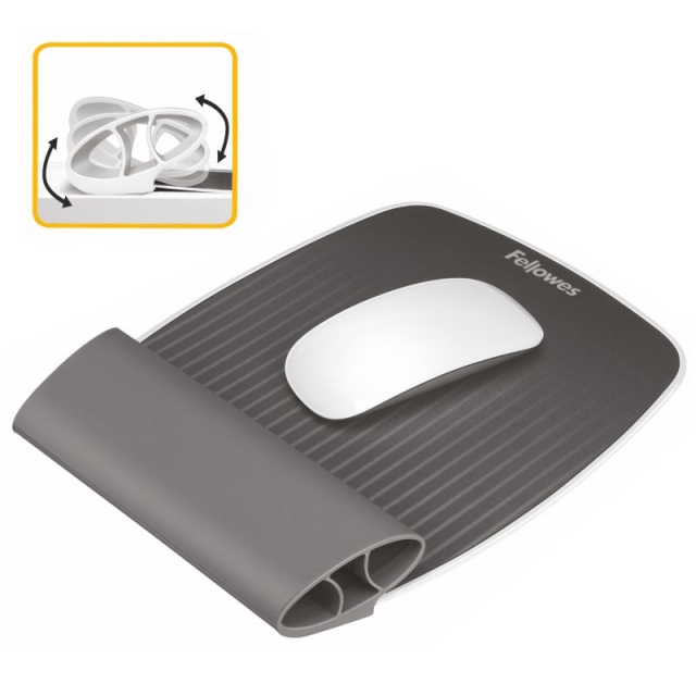 Comprar Alfombrilla con Reposamuñecas Fellowes I-Spire Gris