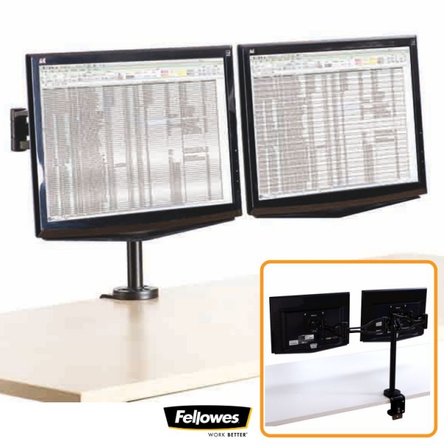 Comprar Brazo 2 monitores, soporte para 2 pantallas, Profesional