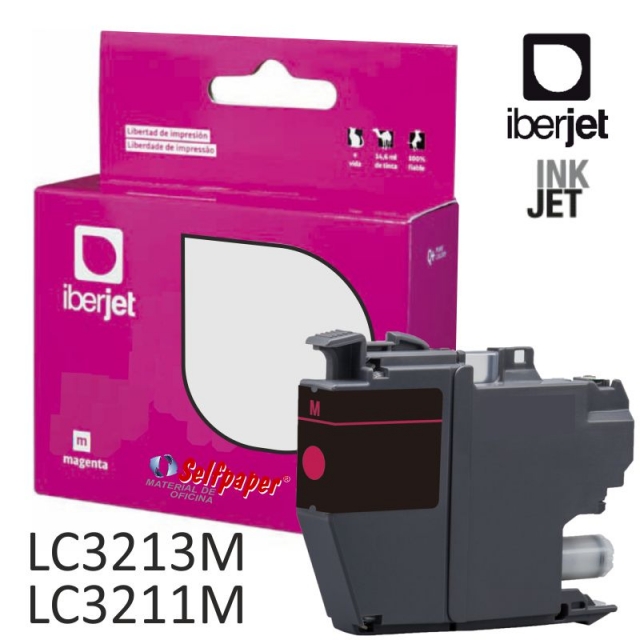 brother lc3213m tinta compatible lc3211m magenta