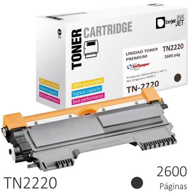 Comprar Brother TN2220, toner compatible HL-2240 DCP-7060 MFC-7360