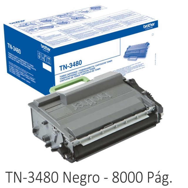 Comprar Brother TN-3480, Toner original 8000 Paginas TN3480