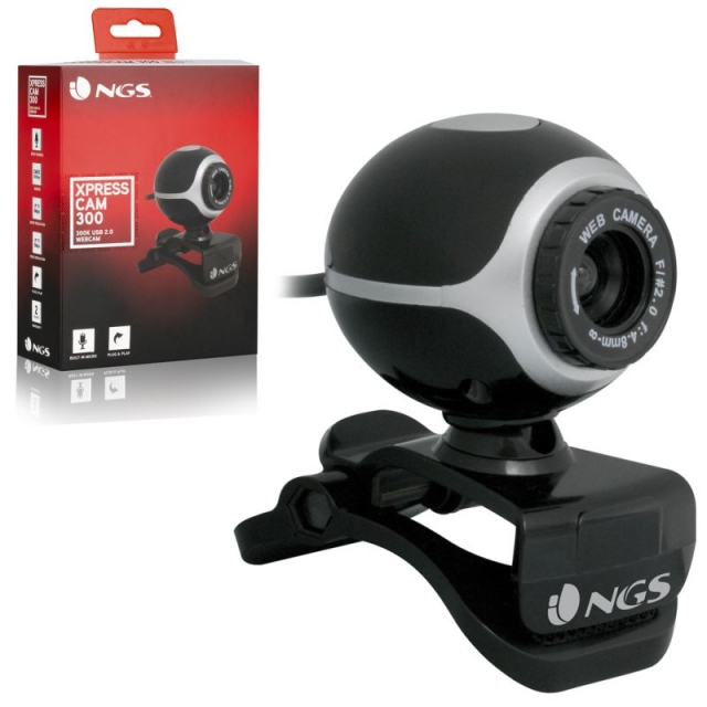 Comprar Camara Web, Webcam NGS Xpresscam 300 - 8 Mpx, con micro