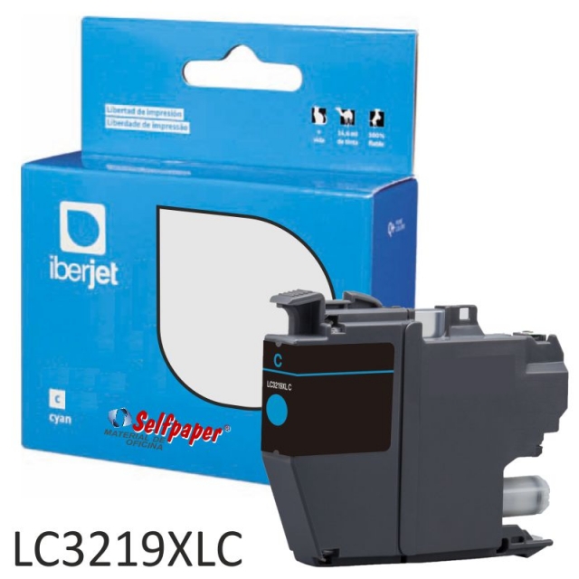 Comprar Cartucho Compatible Brother LC3219XLC Cyan azul