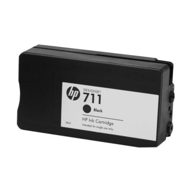 cartucho hp 711 negro tinta original cz129a