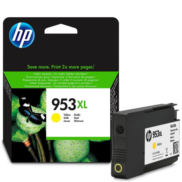 Comprar Cartucho Original Hp 953XL Amarillo, F6U18AE alta capacidad
