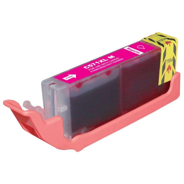 cartucho tinta compatible canon cli571xlm magenta