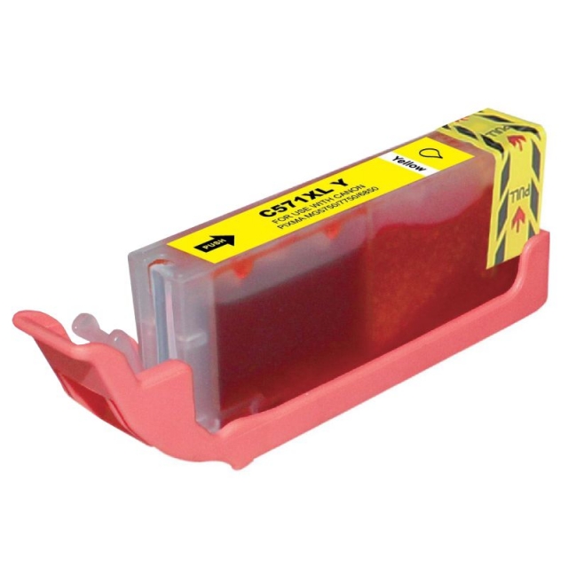 cartucho tinta compatible canon cli571xly amarillo