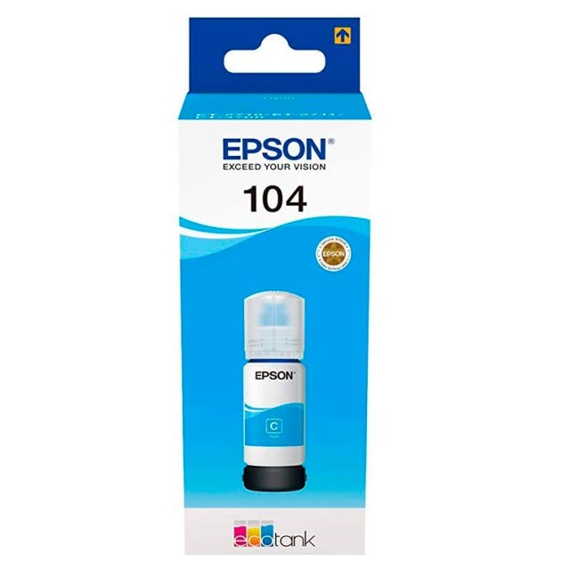 Comprar Cartucho tinta Epson 104 Ecotank color cyan azul