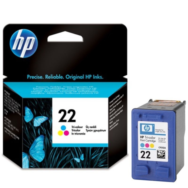 Comprar Cartucho tinta HP 22 color tinta impresora inkjet C935AE Ori
