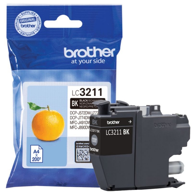 Comprar Cartucho tinta original Brother LC3211BK LC-3211-BK