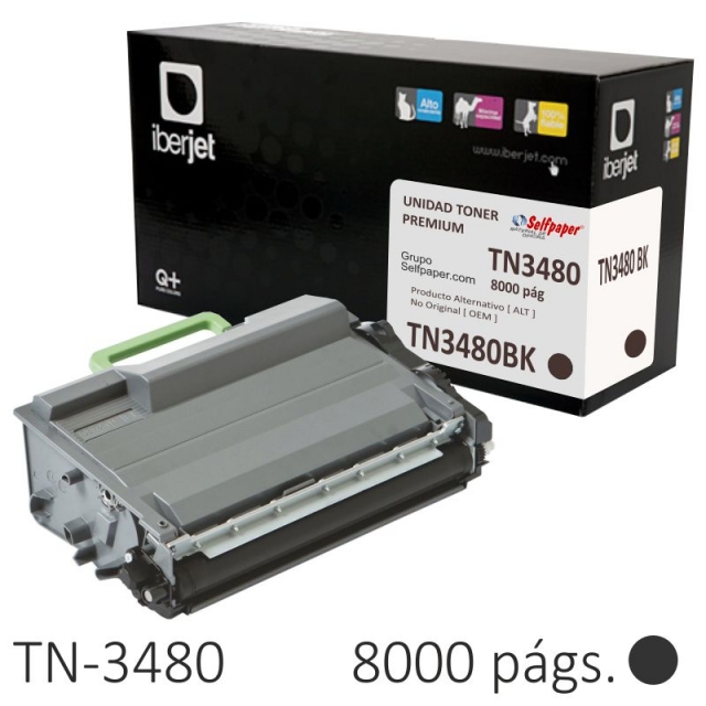Comprar Compatible Brother TN3480 8000 Páginas, negro