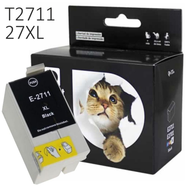 Comprar Compatible Epson 27XL Negro T2711, cartucho de tinta