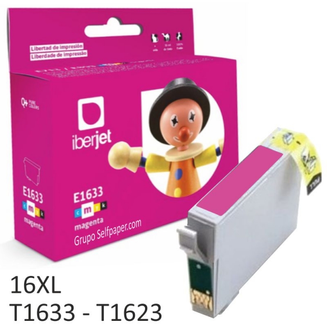 Comprar Compatible Epson T1633, T1623 cartucho de tinta 16XL Magenta