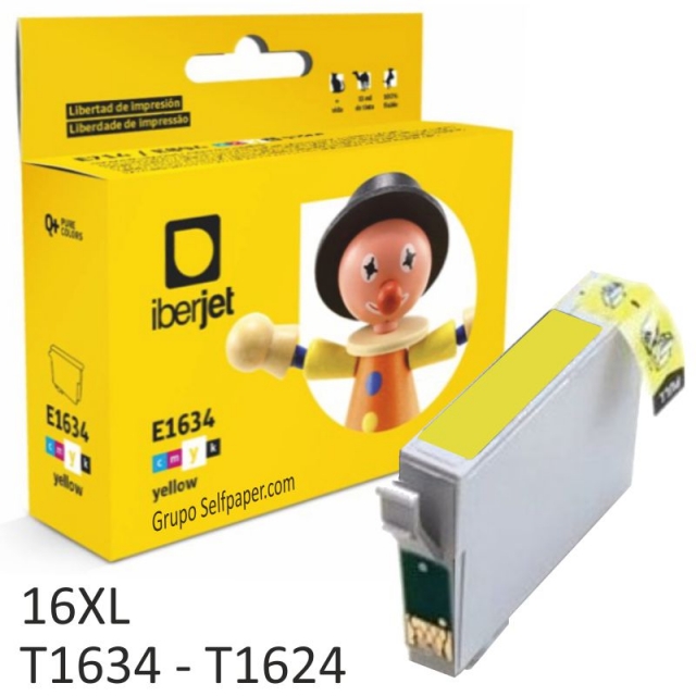Comprar Compatible Epson T1633, T1623 cartucho tinta 16XL Amarillo