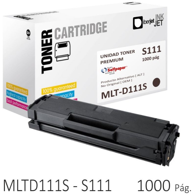 Comprar Compatible Samsung MLTD111, S111, Toner 1000 Páginas