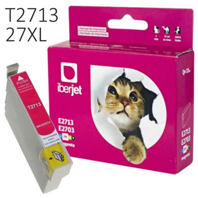 Comprar Epson 27XL Magenta, compatible, Cartucho T2713