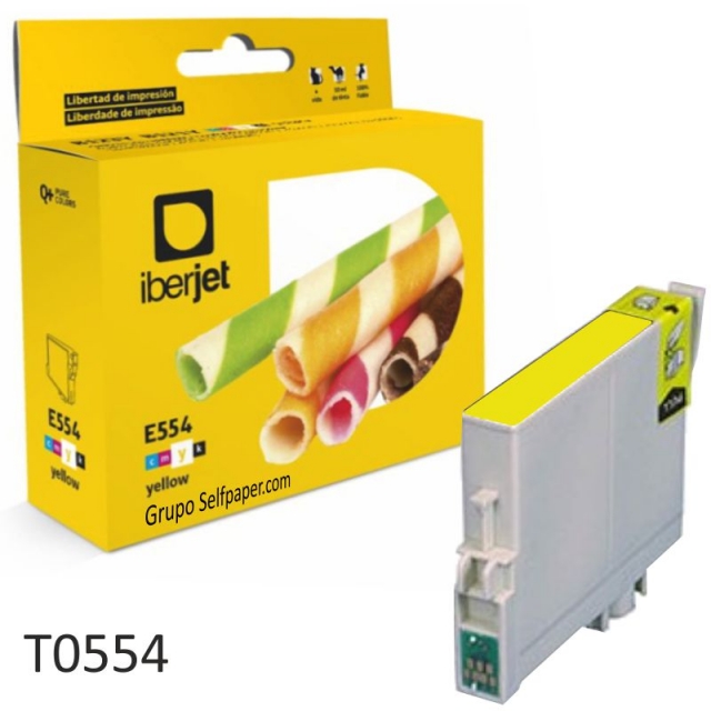 Comprar Epson T0553 amarillo, cartucho tinta compatible
