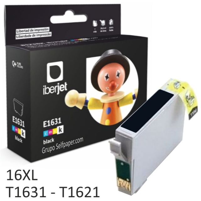 Comprar Epson T1631, T1621, 16XL Compatible - cartucho tinta negro