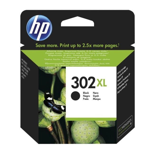 f6u68ae cartucho de tinta hp 302xl negro