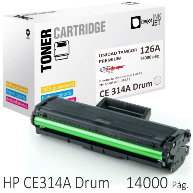 fotoconductor tambor hp 126a ce314a compatible dru