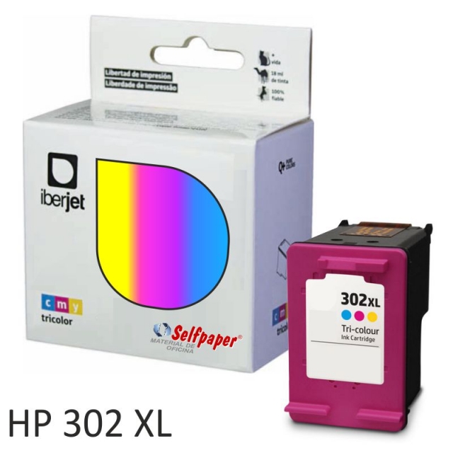 Comprar HP 302XL Tri-color compatible, Cartucho de tinta F6U67AE