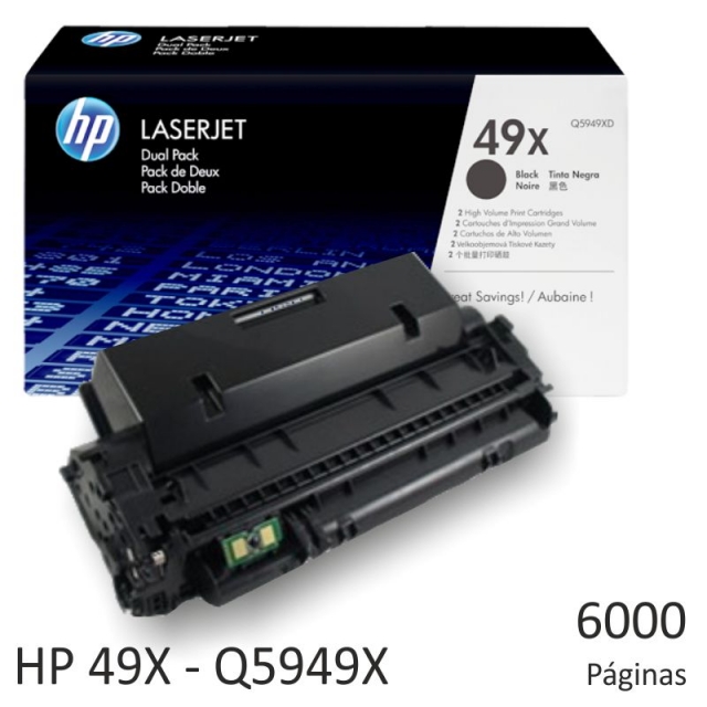 Comprar HP 49X - Toner HP Q5949X original Alta Capacidad 6000 Pags