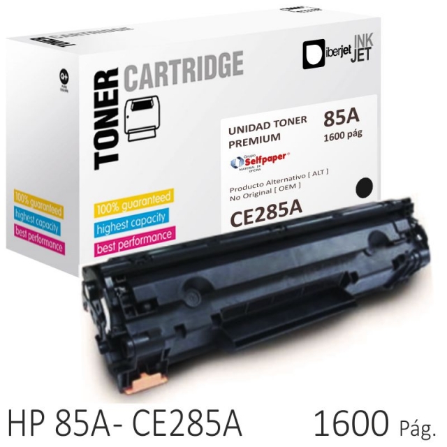 Comprar HP 85A - Toner compatible CE285A Negro P1102 PRO M1130 M1212