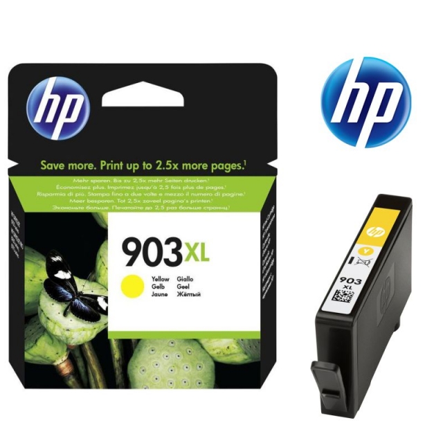 hp 903 xl amarillo cartucho original alta t6m11ae