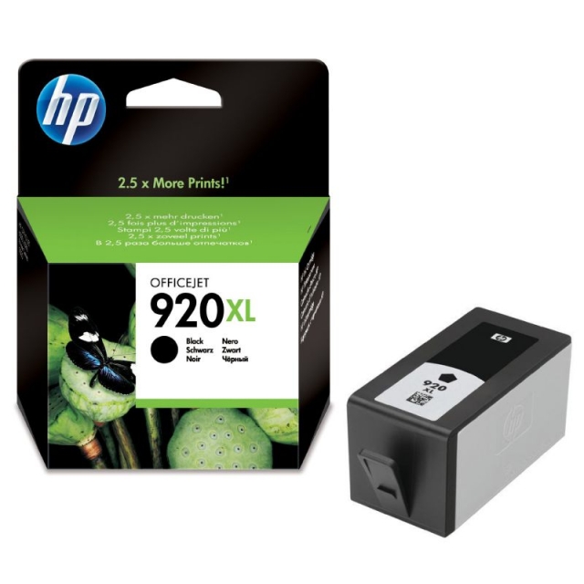 Comprar HP 920 XL cartucho tinta Negro 1200 Paginas CD975AE
