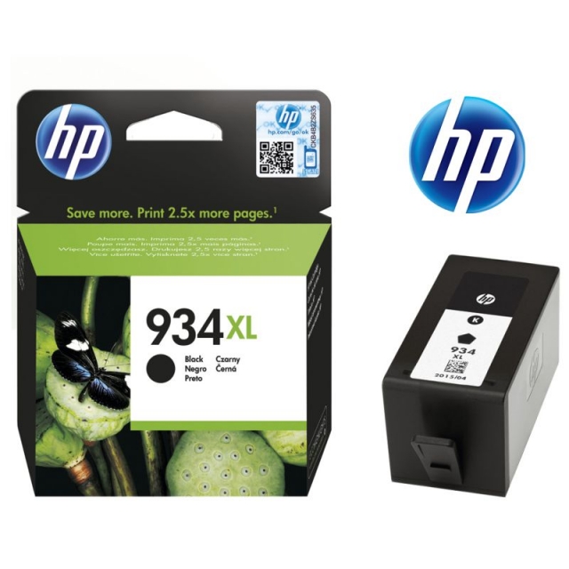 hp 934xl negro, cartucho de tinta original