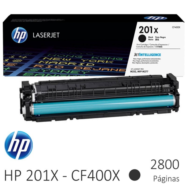 hp cf400x 201x toner alta capacidad negro m252