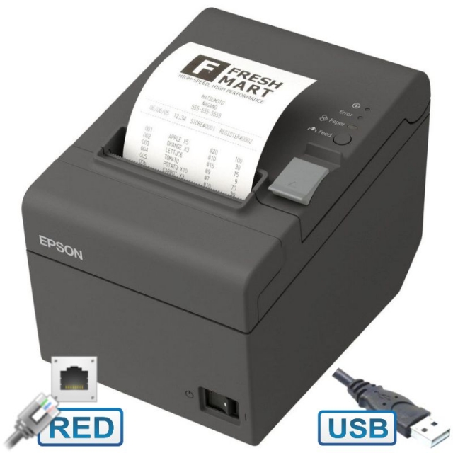 Comprar Impresora de tickets conexion Red Epson TM-T20II Ethernet