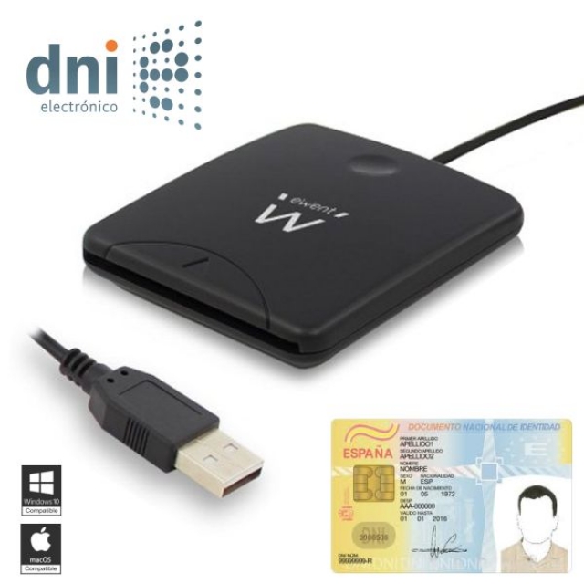 Comprar Lector DNI-e 3.0 Electronico USB económico Windows, Mac