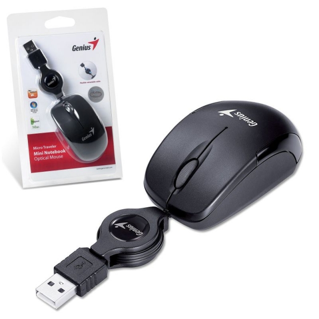 Comprar Mini Ratón Para portatil Genius Micro Traveler Black