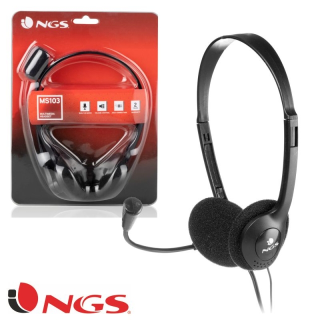 ngs ms103 auriculares diadema micro economicos