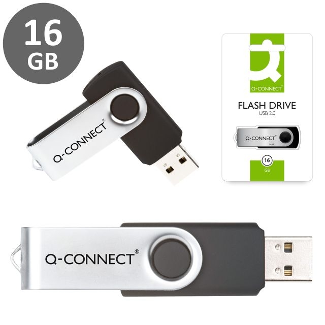 Comprar Pen drive 16 gigas, Memoria Usb 2.0 Q-Connect 16 GB