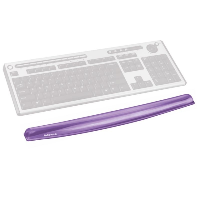 Comprar Reposamuñecas Teclado Gel Fellowes violeta