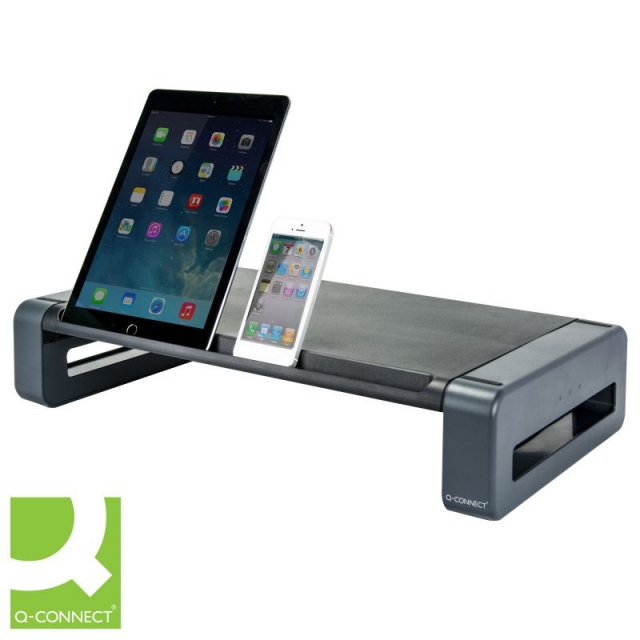 Soporte monitor Q-Connect Deluxe tablet o móvil