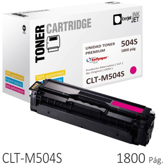 Comprar Toner compatible Samsung CLT-M504S Magenta 1800 Páginas