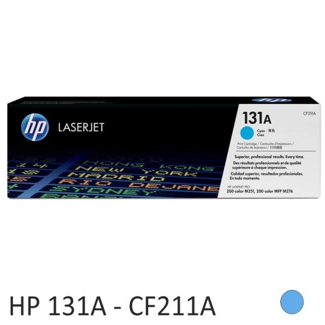 Comprar Toner HP CF211A, original HP 131A color Cyan M251NW M276NW