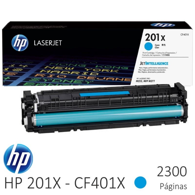 toner hp cf401x 201x color cian azul cian alta