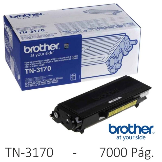 Comprar Toner Original Brother TN3170 Alta Capacidad 7000 copias