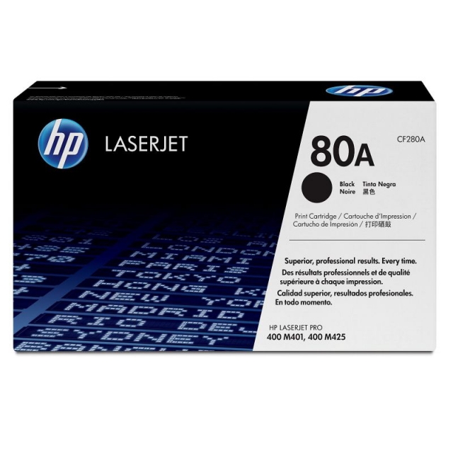 toner original hp 80a cf280a laserjet pro 400