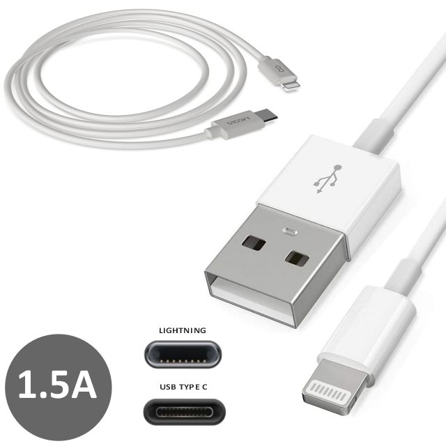 Comprar Cable para Iphone Ipad Usb a Lightning carga-datos 1 metro.